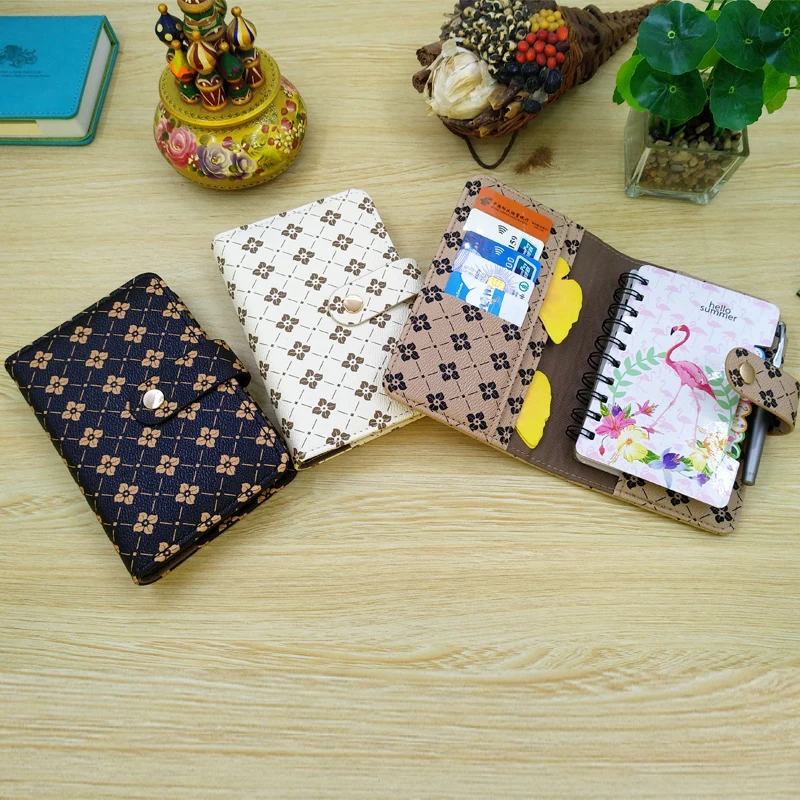 A7 Journal Notebook 2022 Planner Diary Agenda With Widely Reuse Leather Folder With Multi-organizer Pockets(10PCS)