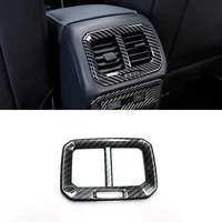 abs carbon fiber car back rear air condition outlet vent frame cover trim styling for seat tarraco 2018 2019 2020 accessories