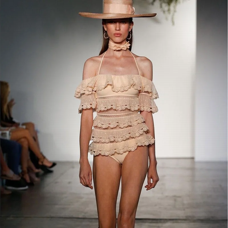 Купальники для подростков Цельный купальник бикини трендовый Купальник женщин