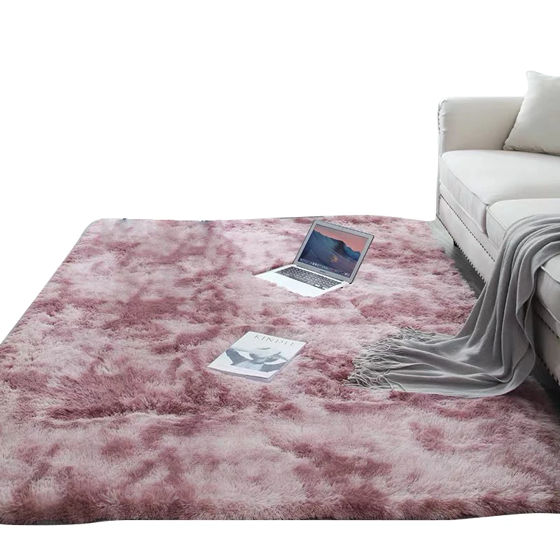 Европейский ковер для спальни с длинными волосами эркер прикроватный коврик