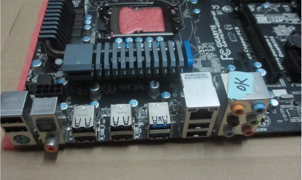 

Gigabyte GA-P67A-UD3P-B3 original desktop motherboard DDR3 LGA1155 P67A-UD3P-B3 32GB P67 used Desktop motherboard on sales