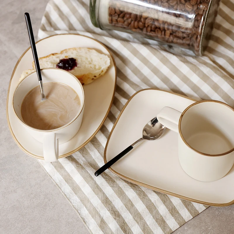 Nodic кофейная чашка и блюдце костяное китайское эспрессо копьё многоразовая