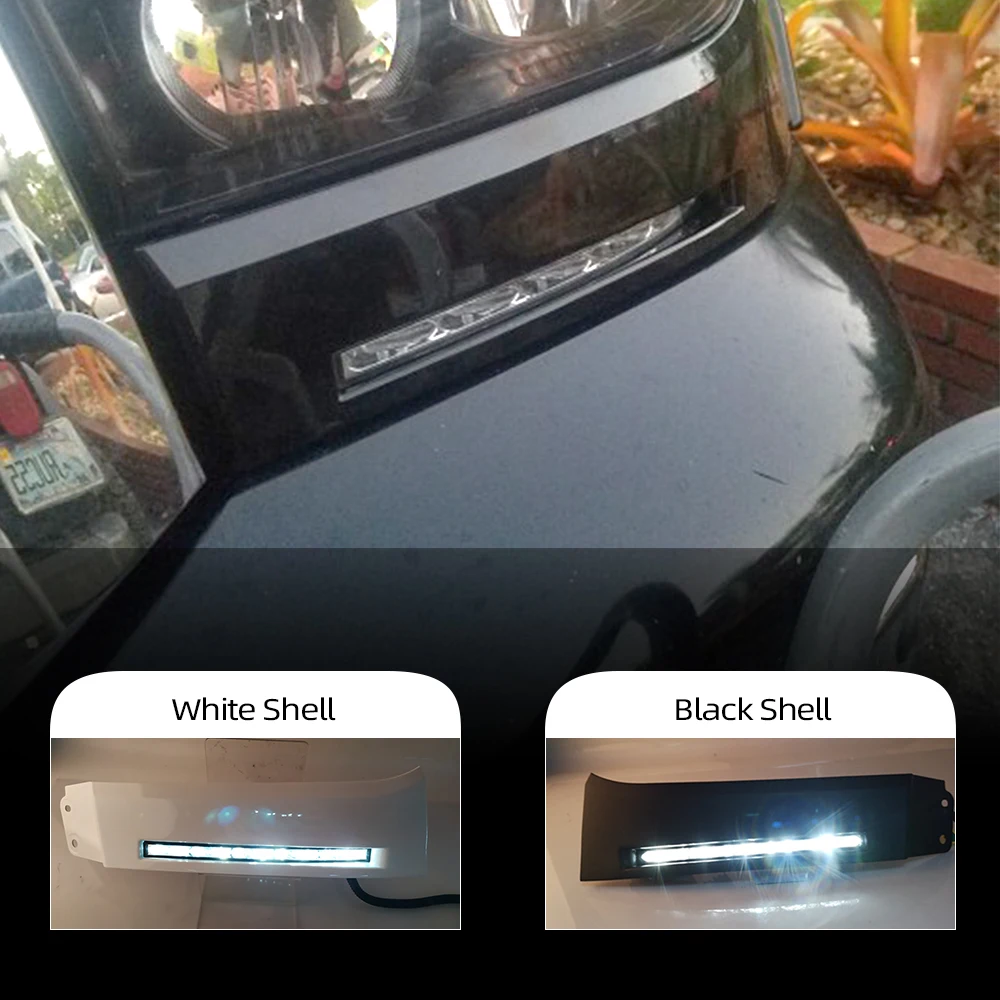 1 пара автомобильных передних бамперов 12 Светодиодный ные дневные ходовые огни DRL