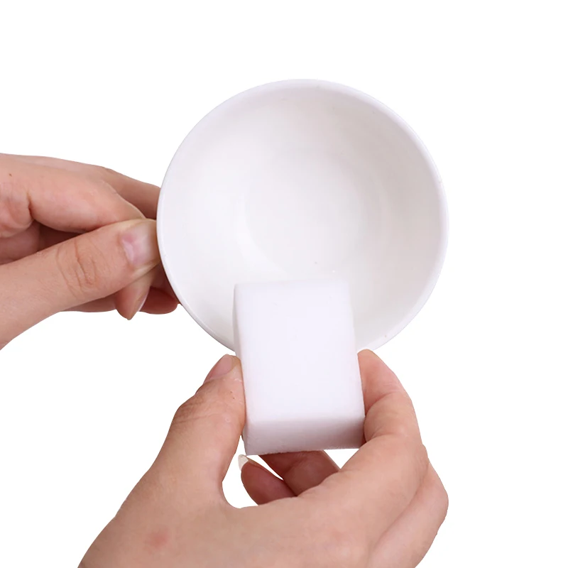 

Descaling magic wipe magic dishwashing scouring pad Decontamination cleaning nano white sponge pot washing artifact