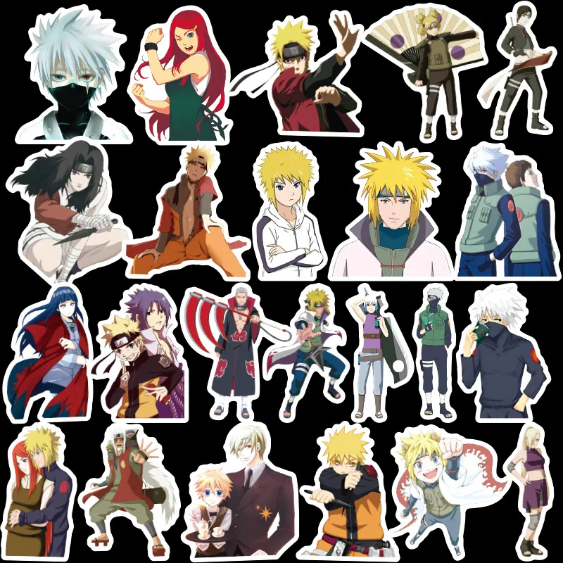 100 шт./лот 2019 обувь для косплея аниме стикеры Naruto наклейка сноуборда Чемодан