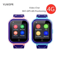 kids tracker 4g smart watch waterproof wifi gps lbs positioning sim card video chat remote monitoring children smart clock t3