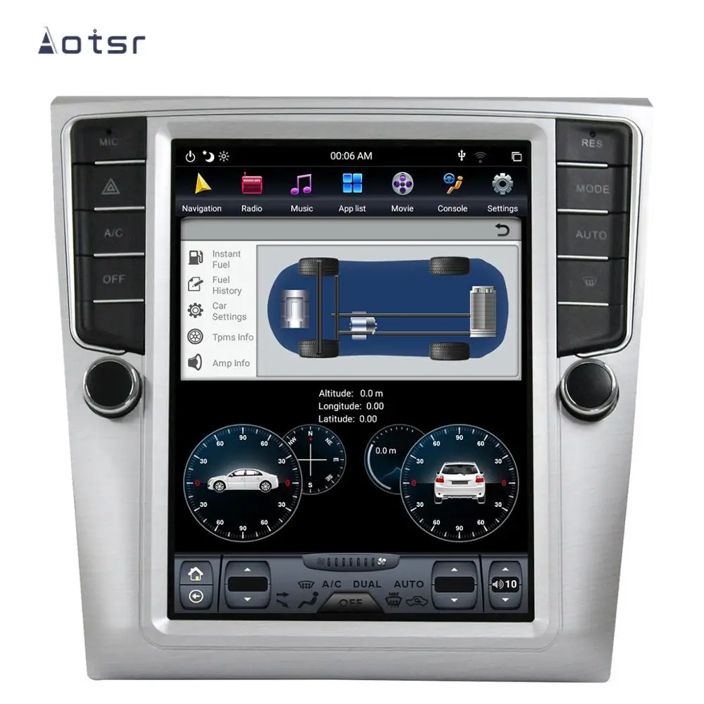 Tesla Android 8 1 автомобильный без DVD плеера GPS навигация для Volkswagen Magotan CC 2011 2014