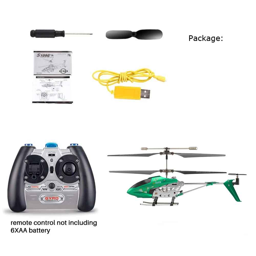 Syma S107E вертолет с дистанционным управлением 3 5 каналов RC гироскопом RTF для детей