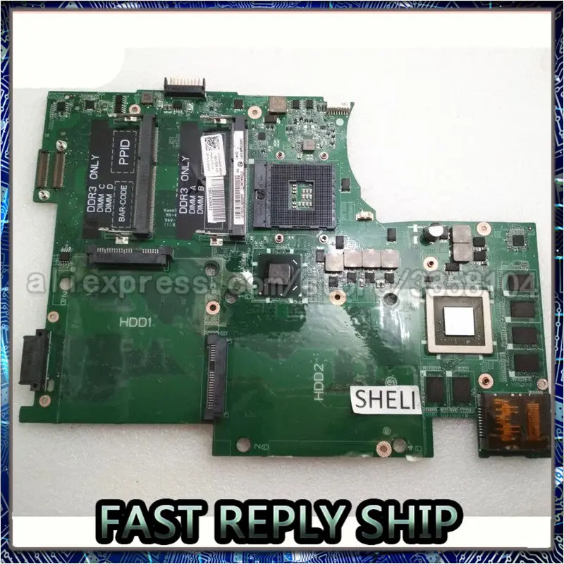 Материнская плата SHELI для DELL L702X с GT555M 3 ГБ DAGM7MB1AE1 CN-0YW4W5 0YW4W5 YW4W5 | Компьютеры и офис