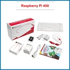 Материнская плата Raspberry Pi 400, 4 Гб ОЗУ, 1,8 ГБ, встроенный процессор Cortex-A72, Wi-Fi, Bluetooth, официальный адаптер питания, видеокабель, руководство для начинающих