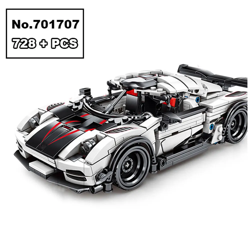 Создатель город блоки Sembo супер гонщиков Скорость чемпионов гоночный автомобиль