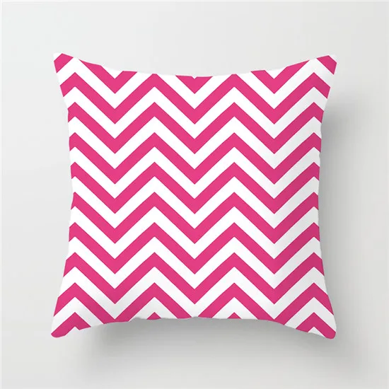Fuwatacchi геометрический чехол для подушки розовая волнистая точка Подушка с