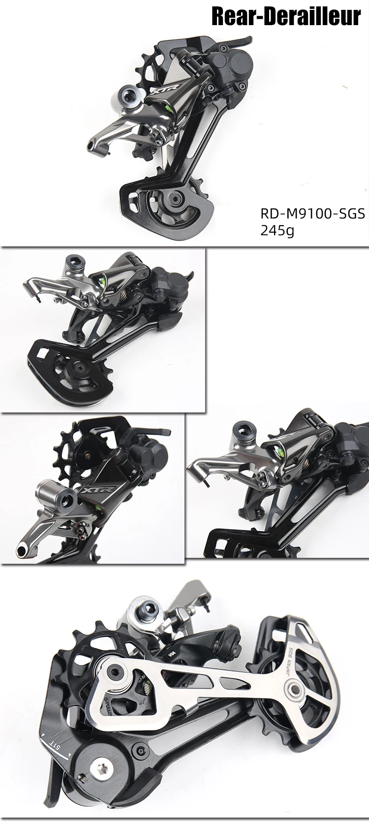 XTR M9100 Groupset 12 Скоростей 1x12 правый рычаг переключения передач задний переключатель