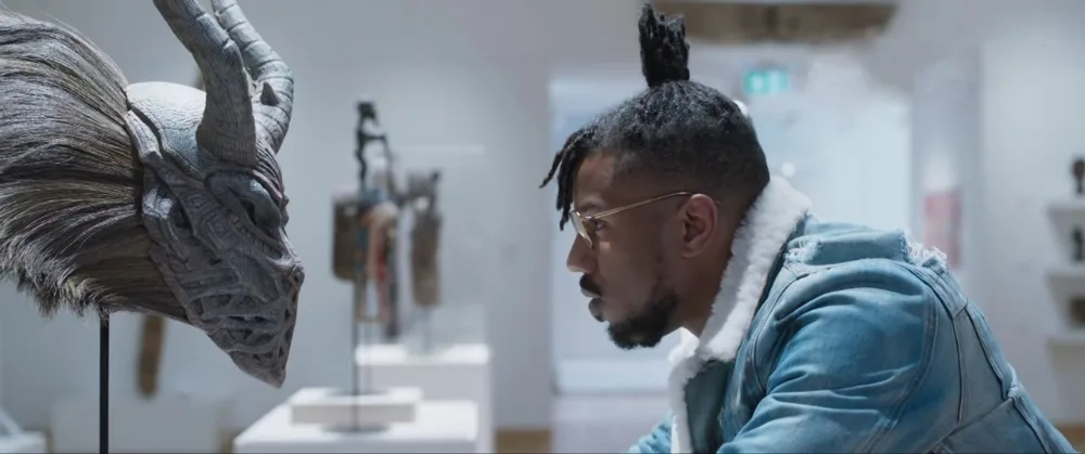 XCOSER Горячая фильм Черная пантера Erik Killmonger костюмная Маска Косплей Опора WCS профессиональные вечерние аксессуары к костюму для Косплей