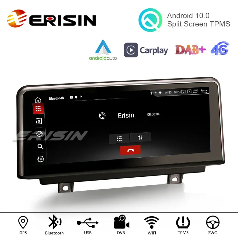 Erisin 2830 10 25 &quotIPS Android 0 автомобильное Стерео GPS радио OEM CD плеер для BMW 1er-F20/F21 3er-F30/F31/F34