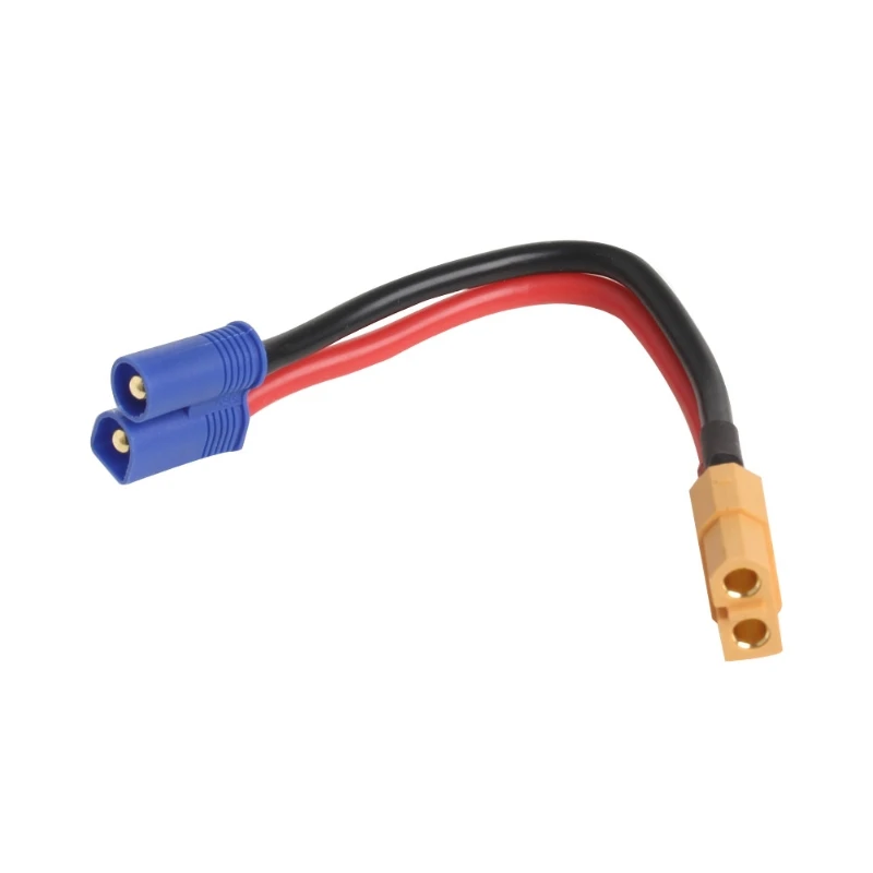 For RC Lipo Battery EC2 Male Banana Connector To XT60 Plug Female Wire Adapter | Игрушки и хобби