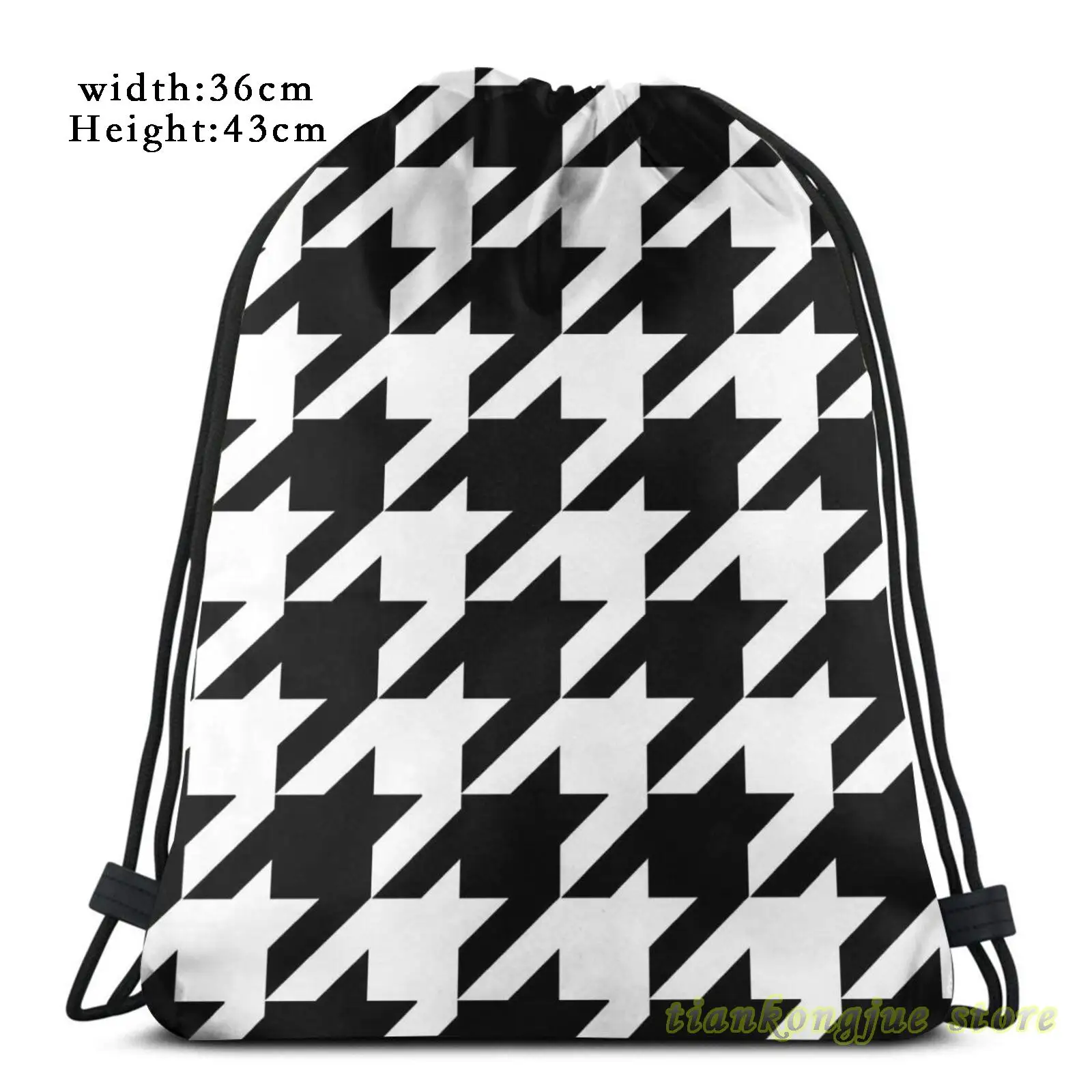 Мужская сумка для путешествий на открытом воздухе с рисунком гусиная лапка -