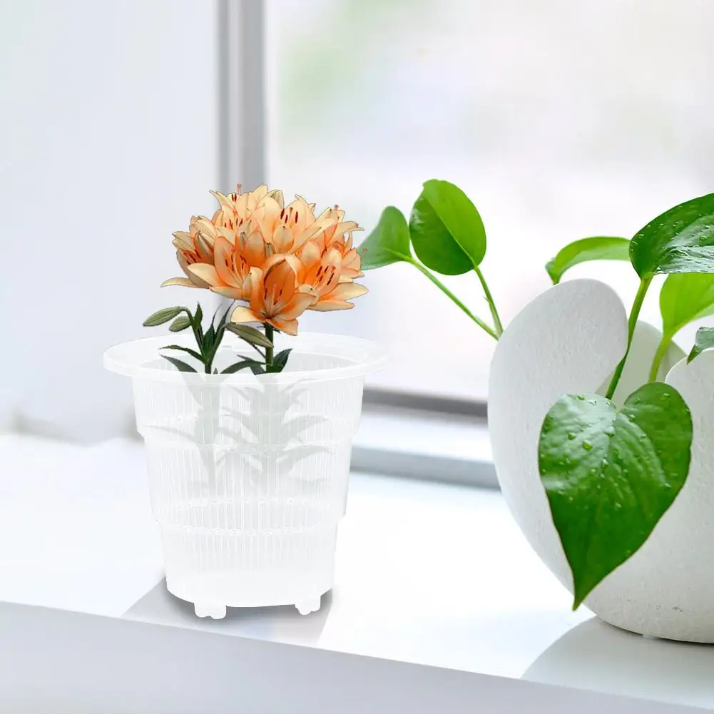 Горшок для растений прочный мясистый цветочный горшок с отверстиями украшения