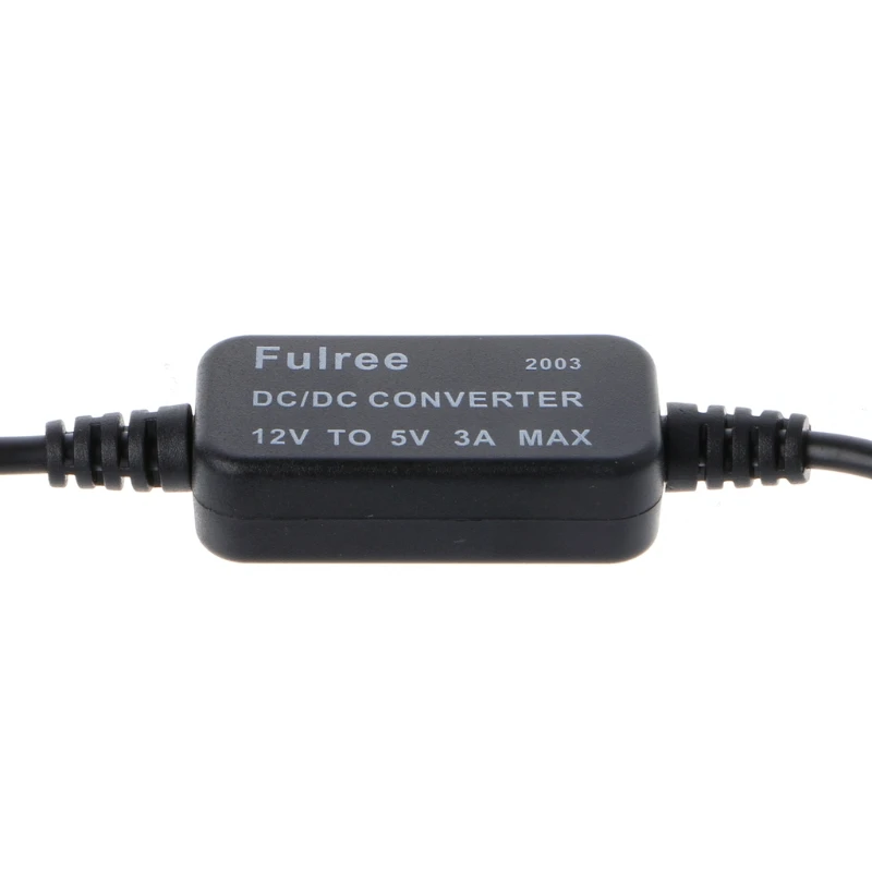 

2021 New Car Charger Mini USB Output 12V to 5V 3A Power Supply Converter For PDA DVR Camcorder
