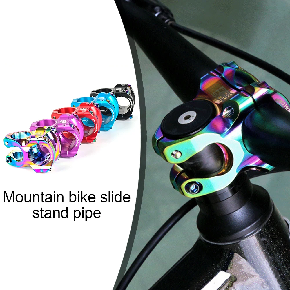 

Mountain Bike parts MTB 35mm Stem CNC 31.8mm Handlebar Bicycle ultralight 0 Degree Rise FR AM Enduro 28.6mm Steerer