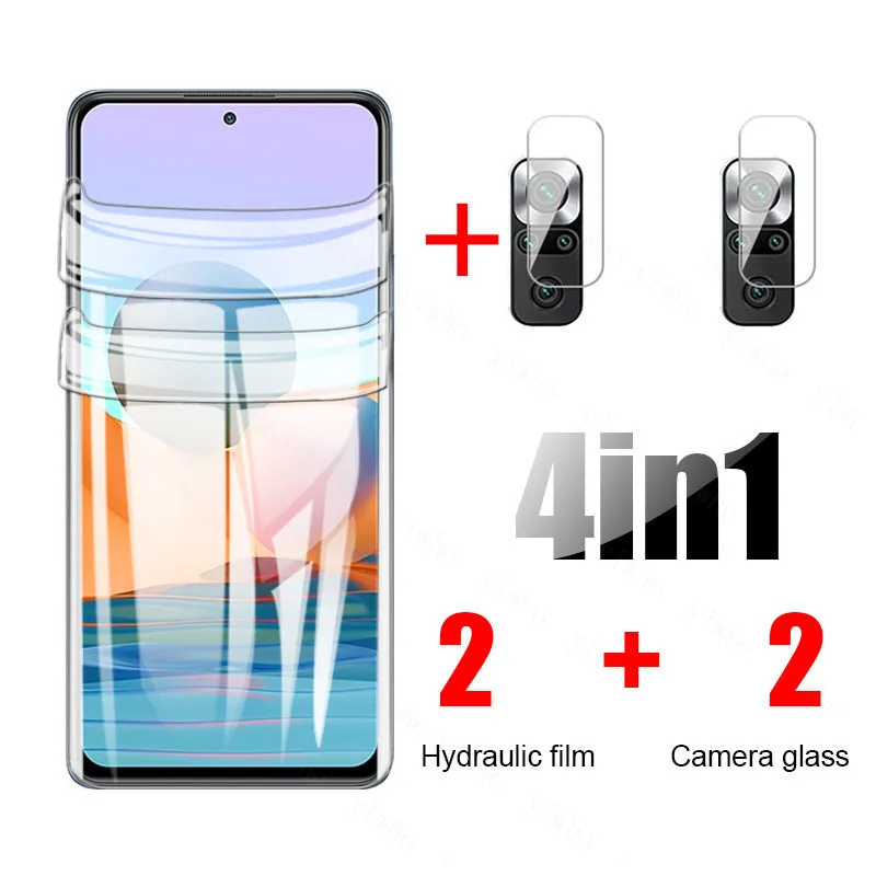 Гидрогелевая пленка для Xiaomi Redmi Note 10S защитная экрана Note10 10 Pro Max 9 9s 9Pro Note10S Защитное
