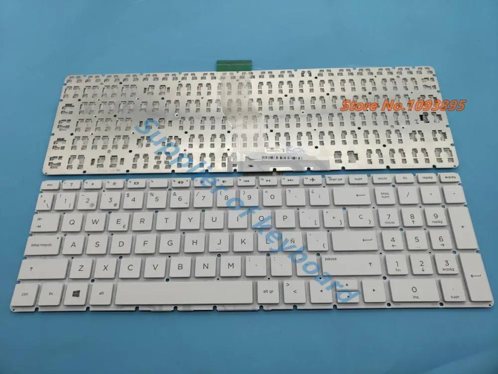 

NEW For HP Home 15-bs000 15-bs002la 15-bs000ns 15-bs001ns 15-bs100 15-bs500 15-bs600 Laptop Latin Spanish Keyboard White/Black