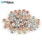 Плоские круглые акриловые бусины 100200300 шт.лот 6 мм, покрытые CCB, разделительные бусины для изготовления ювелирных изделий, браслетов, ожерелий своими руками, аксессуары