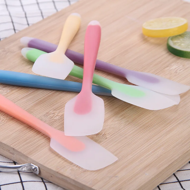 Силиконовый скребок для выпечки антипригарный шпатель масла нейлоновый