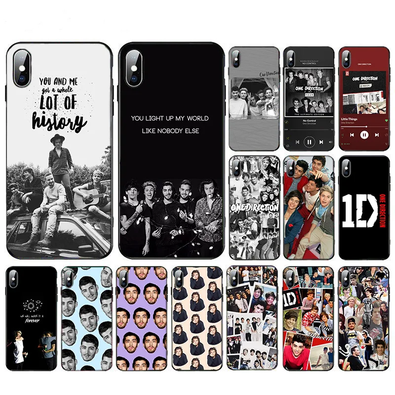 

One Direction Soft Cover 1D 11 12 Pro Max TPU Phone Case For Iphone SE2020 XS XR X 7 8 6s 6 Plus SE2020 10 Shell Coque Funda