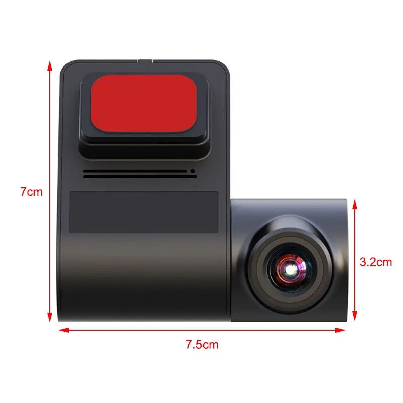 

New Car DVR Camera Dash Cam G-sensor Camera 24h Parking Monitoring Video Recorder Tachograph Hidden Camera Night Vision Camera