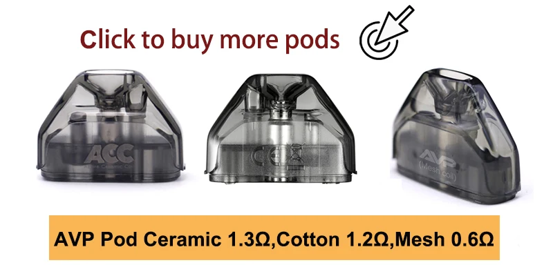 Электронная сигарета Aspire AVP AIO MTL стартовый комплект Pod Vape 2 мл емкость и 1,2 Ом катушка встроенный аккумулятор 700 мАч