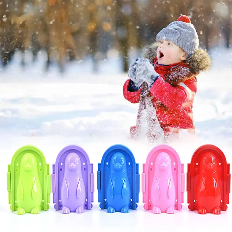 

Snowball Maker Plastic Clip Kids Outdoor for Children Sand Snow Ball Mold Toys Fight Duck Snowman Maker Clip Toy