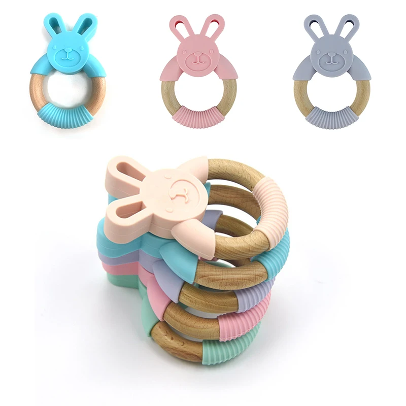 1 шт. силиконовый Прорезыватель для зубов в виде животных|Детские прорезыватели| |