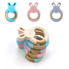 1 шт., силиконовый Прорезыватель для зубов в виде животных
