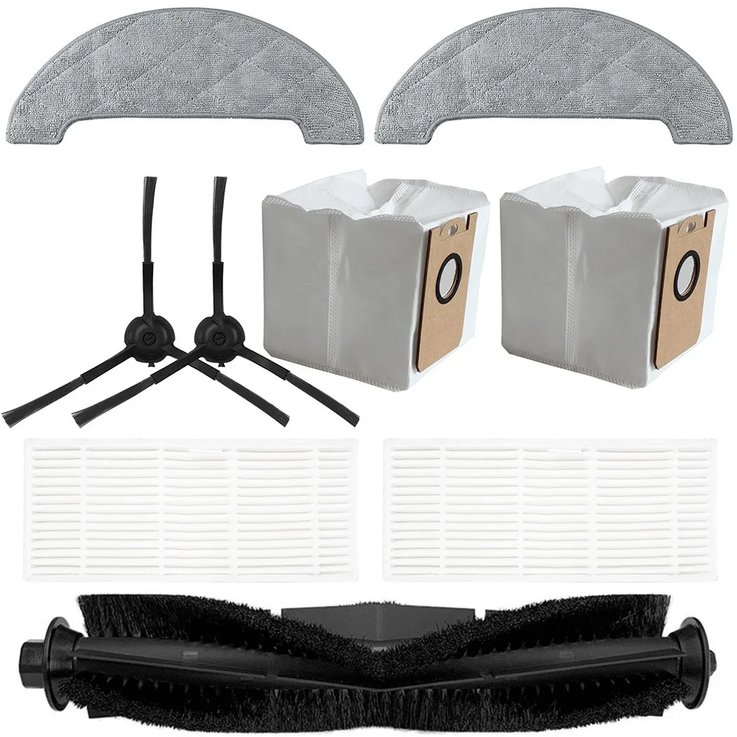 

Main Roller Brush Filter Mop Cloth Side Brushes Kit For Proscenic M7 MAX M8 For Uoni V980MAX Vacuum Cleaner Household Cleaning