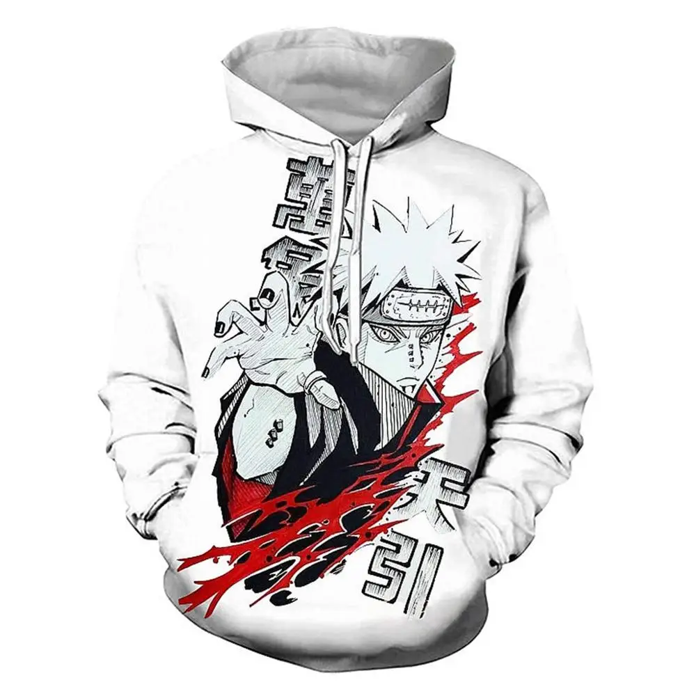 

Spring New Men's and Women's Hoodies Cartoon Animation 3D Printing Children's Fashion Round Neck Harajuku Coat
