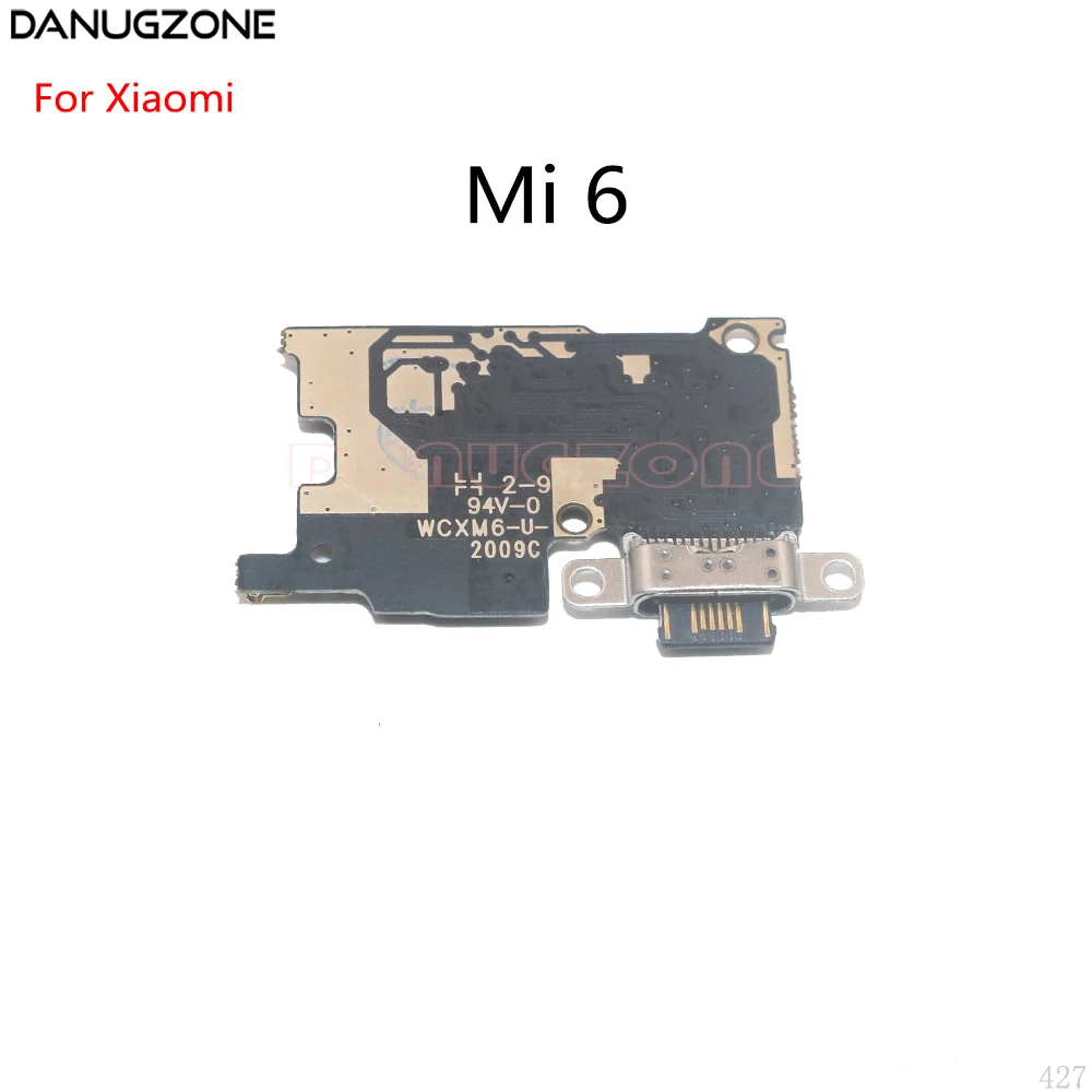 5 шт./лот для Xiaomi Mi 6 Mi6 M6 USB зарядная док-станция Разъем Порт плата зарядки гибкий