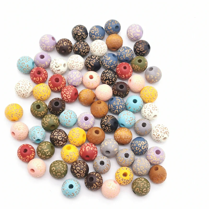 

Barwodo 15PCS Natural Wooden Beads Components For Jewelry Making Wholesale Items For Business Seed Beads Balls To Make Necklaces