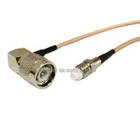 rf coaxial cable rg316 tnc male ra 90 degree to fme female jack pigtail adapter 15cm 6 wholesale price