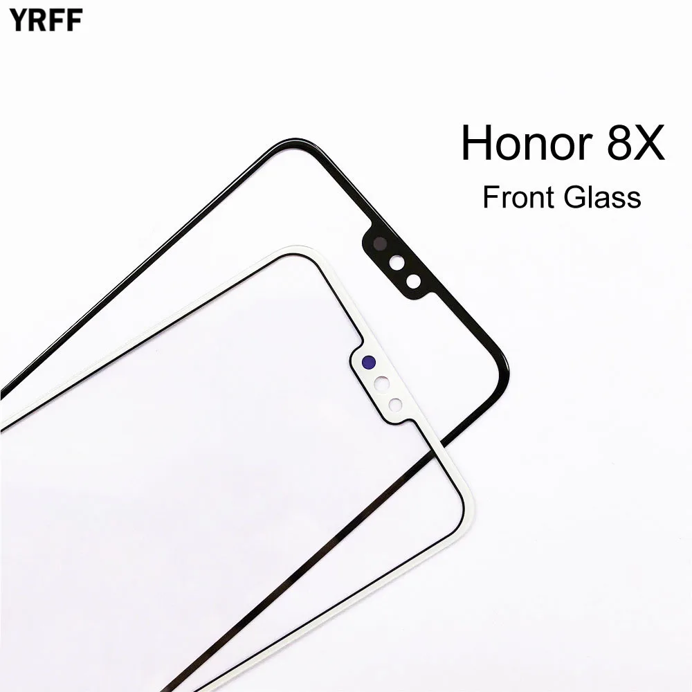 Передняя стеклянная панель в сборе для Huawei Honor 8C 8X (без сенсорного ЖК-экрана) |