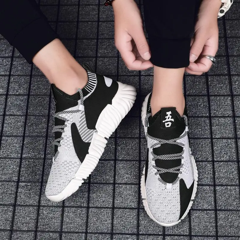

New Fashion 2021 Men Running Shoes LightWeight Breathable Hard-Wearing Men Trainers Outdoor Jogging Sneakers Men Made In China