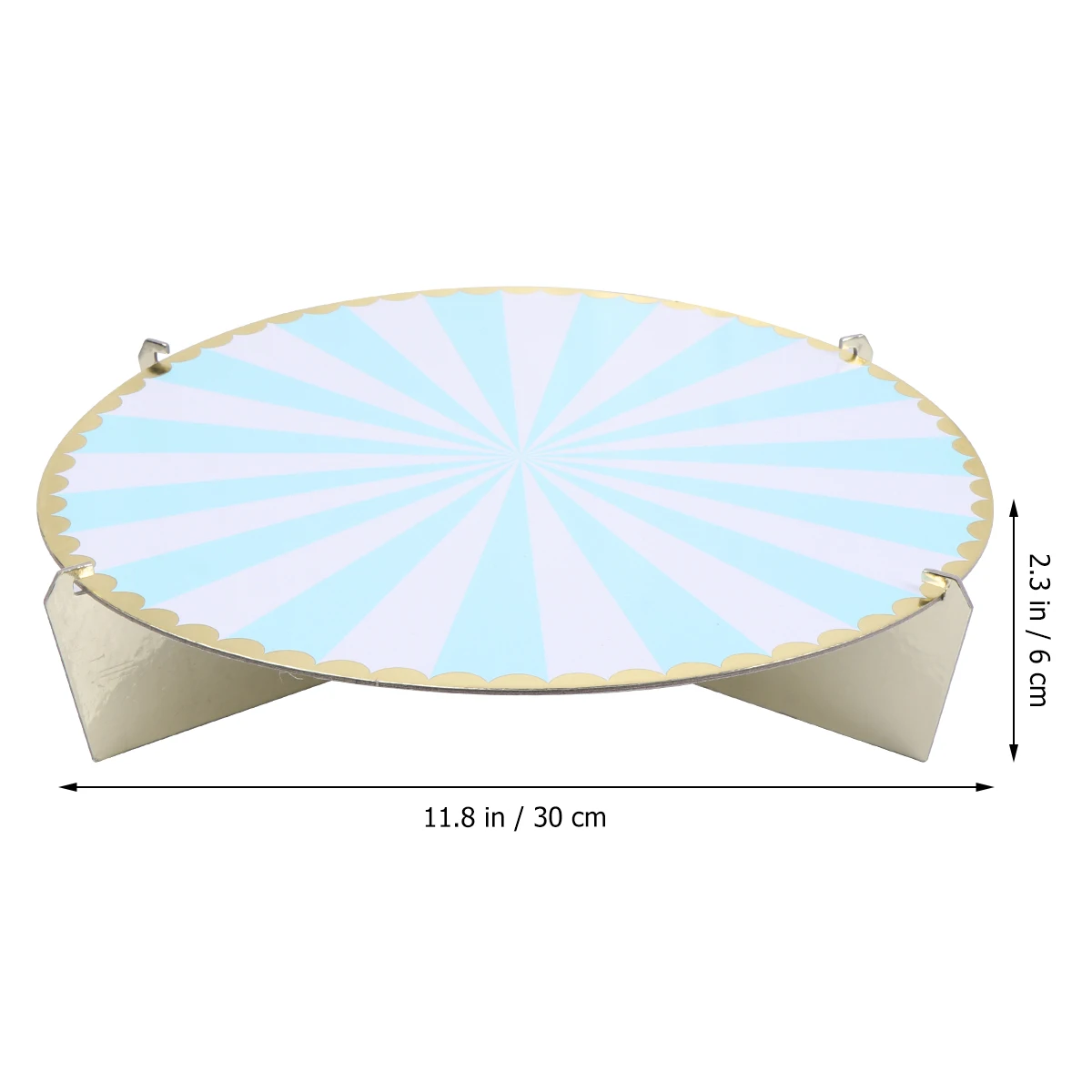 1 шт. подставка для торта с рисунком бумажный одноуровневый поднос закусок стойка