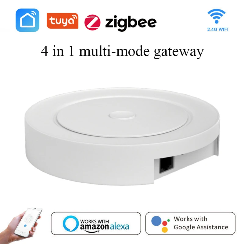 

Tuya ZigBee 3.0 Smart multi-mode Hub, Wireless/Wired Gateway Bridge for App Voice Remote Control, Works with Alexa Google Home