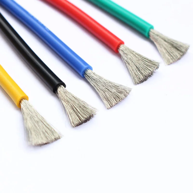 Силиконовый провод специально гибкий устойчив к высокой температуре 30 28 26 24 22 20 18