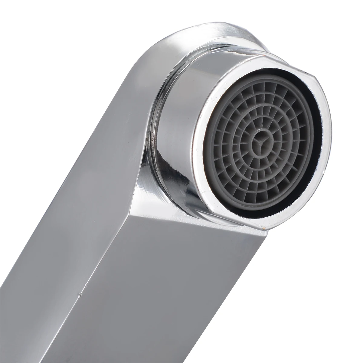 Хромированный смеситель с одной ручкой для холодной и горячей воды водопад