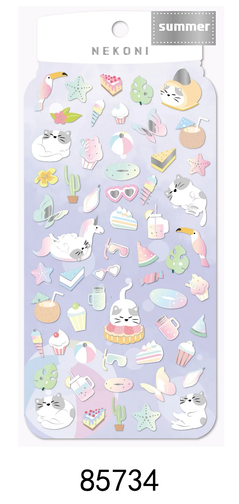 Животное холодный лед для напитков крем Kawaii пуля журнал самолет декоративные канцелярские наклейки Скрапбукинг DIY Дневник этикетка-наклейка - Цвет: 02