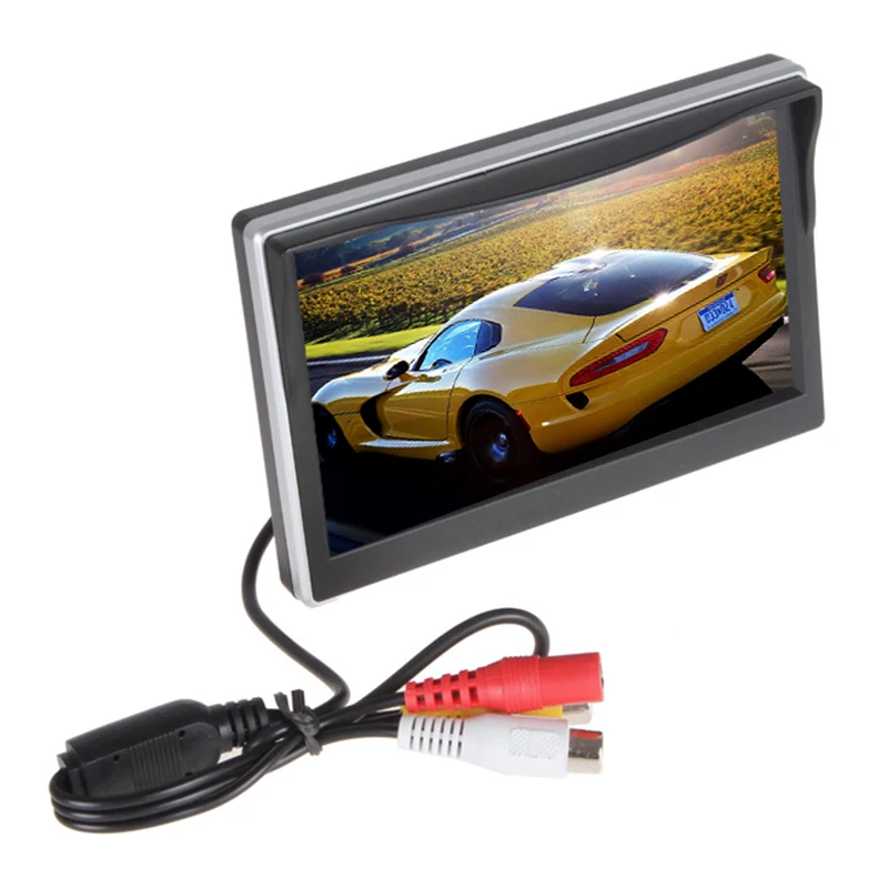 2021 Новый 5-дюймовый автомобильный монитор TFT LCD Автомобильный заднего вида