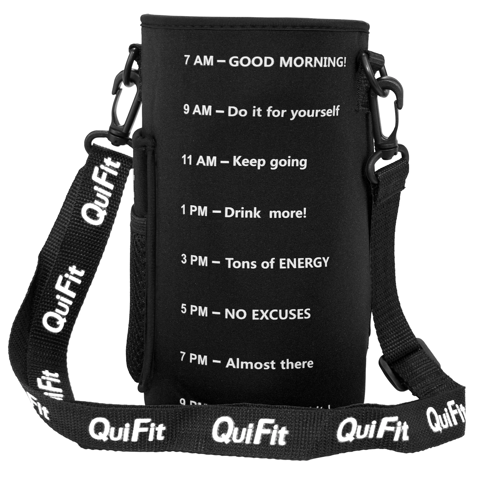 QuiFit спортивный держатель для бутылки с водой плечевым ремнем отлично подходит 128