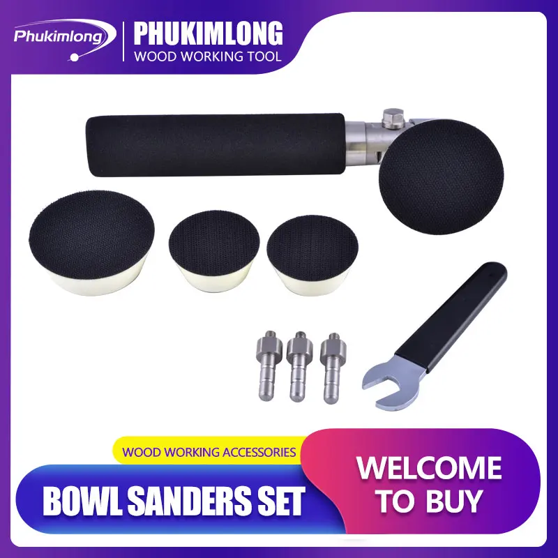 

Набор шлифовальных машин Phukimlong, посылка для полировки дерева, для токарного станка