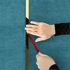 Плоская декоративная линия из нержавеющей стали, 5 метров, черная, золотая, титановая Нижняя стенка, Потолочная лента, боковая самоклеящаяся лента